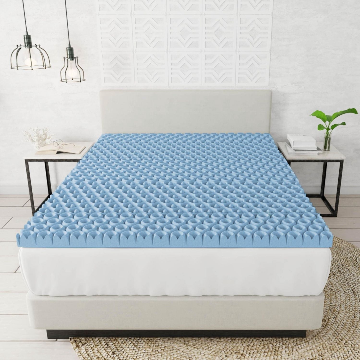 Surmatelas en mousse à mémoire zonée de mousse à mémoire AcuRelief de 5 cm Dream SerenityMD