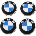 thumbnail image 1 of 4 Pcs Capuchons Centraux BMW Auto 68 mm, 1 of 5