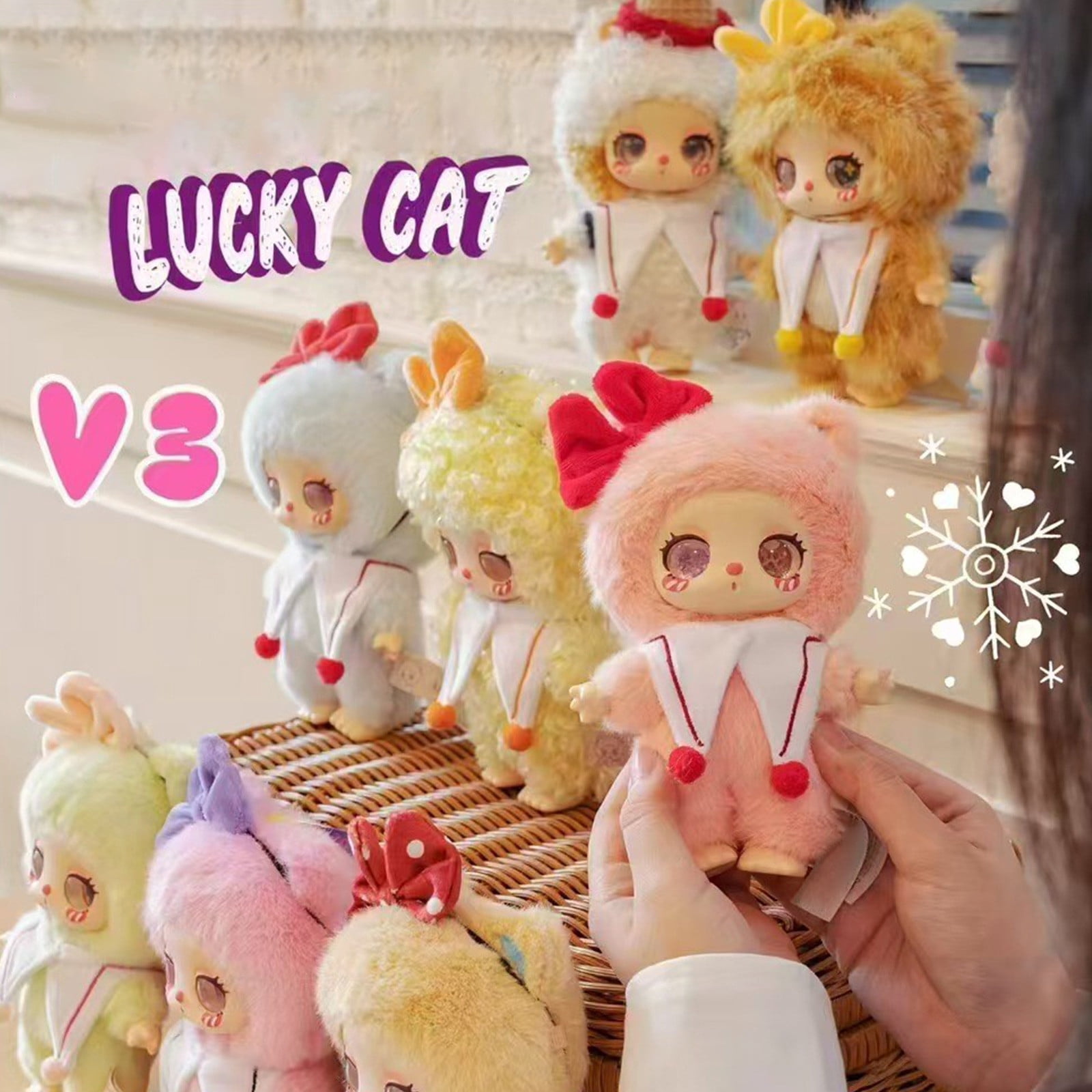 Liila's Lucky Cat Collectible - 1 Random Figure Surprise Toy