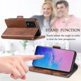 thumbnail image 4 of Case for Samsung Galaxy S20 Ultra 5G Cover Leather Wallet Folio Case Book Design Flip Magnetic Closure - Brown, 4 of 5