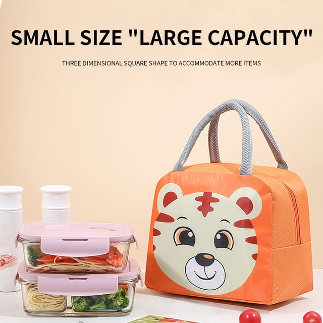 Insulated Lunch Bag for Adults | Thermal Bento Box Carrier | Portable Food Container for Work School Picnics | Reusable Meal Prep Bag with Thickened Handle and Smooth Zipper
