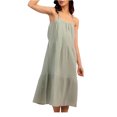 thumbnail image 2 of EGNMCR Robes de Fête pour Femmes Robe Décontractée à Volants Dos Nu Printemps et Été Jupe Courte, 2 of 8