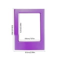 thumbnail image 3 of Magnetic Photo Frame for Wall or Fridge | ABS Plastic, No-Drill , Scratch-Resistant Clear Lens | 6.5x8.8cm | Multicolor | Waterproof, Easy Install Display Stand, 3 of 6
