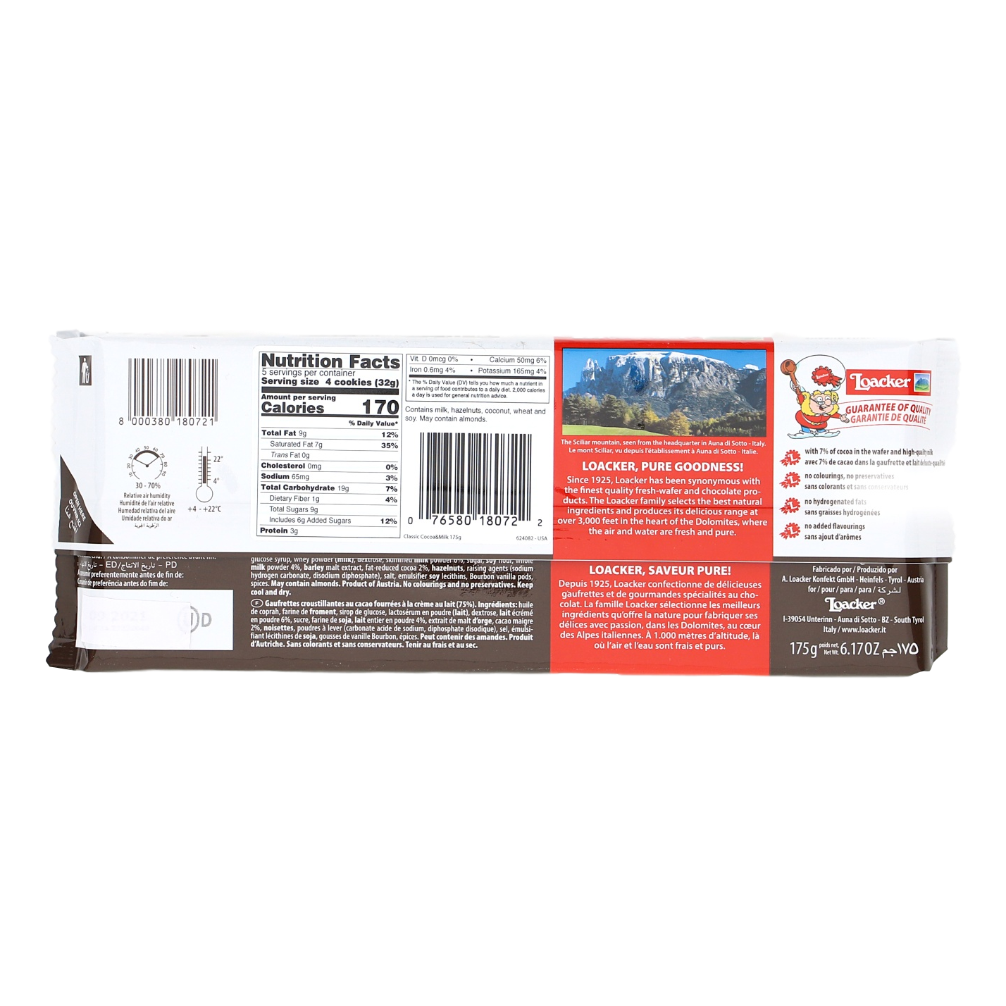 LOACKER WAFERS COCOA