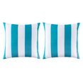 thumbnail image 1 of Outdoor Square Cushion 18in - Aqua Cabana (2 Pack), 1 of 4