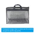 thumbnail image 3 of Unique Bargains Handbag Dust Bags, M Size PVC Dustproof Transparent Purse Protector, Gray, 3 of 5