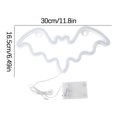 thumbnail image 3 of HHBEAUTY LED Neon Bat Lights Blue, Bat Shape Neon Signs Night Lights Battery Operated Desk Table Lamp for Bedroom, Bar, Wall, Halloween Decor-Bat (Blue), 3 of 6