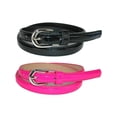 thumbnail image 1 of CTM® Ceinture Mince pour Robe d'Enfant (Lot de 2 Couleurs), 1 of 4