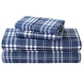 thumbnail image 1 of Bare Home 100% Double Brushed Cotton Flannel Sheet Set, 1 of 5