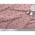 thumbnail image 3 of Soimoi Crepe Silk Fabric Pug Dog Decor Fabric Printed Yard 42 Inch Wide, 3 of 3