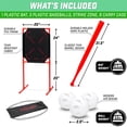thumbnail image 4 of GoSports LotBall AIR Backyard Baseball Bat, Ball and Strike Zone Set - Plastic Baseball Game for Kids, 4 of 6