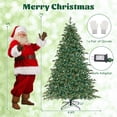 thumbnail image 4 of Costway 7 FT Artificial Christmas Tree with 846 Branch Tips 340 Warm White LED Lights, 4 of 10