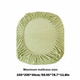 thumbnail image 3 of Chmadoxn Winter Velvet Bedspread Padded Bed Cover Mattress Protector Green, 3 of 7