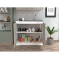 thumbnail image 3 of Tuhome Furniture Napoles Freestanding Sink - White/Light Grey Engineered Wood, 3 of 9
