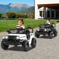 thumbnail image 4 of Costway 12V Kids Ride on Truck Car Battery Powered Electric Vehicle with Remote Control Black, 4 of 10