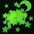 thumbnail image 2 of Glow In The Dark 200Pcs Stars & 1Pc Moon Wall Decal Stickers Kids Room Decor, 2 of 8