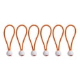 thumbnail image 2 of koolsoo 6 Pcs Heavy Duty Bungee Ball Cord Tarp Tent Tie Down Ball Rope Orange 6 inch, 2 of 9