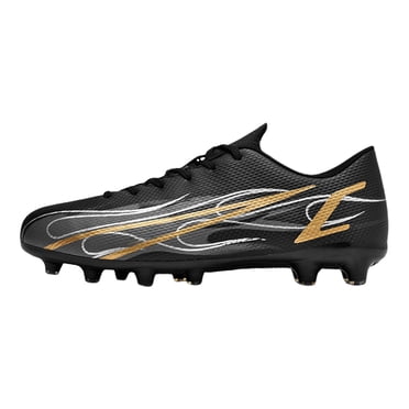 NOKIO Garçons Juniors Filles Crampons de Soccer Chaussures d'Entraînement de Soccer à Tige Basse Intérieur Extérieur Espadrilles Athlétiques Légères Antidérapantes pour Terrain