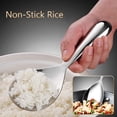 thumbnail image 3 of Stainless steel serving spoon, eat it risotto serving spoon, shiny polished, 3 of 6