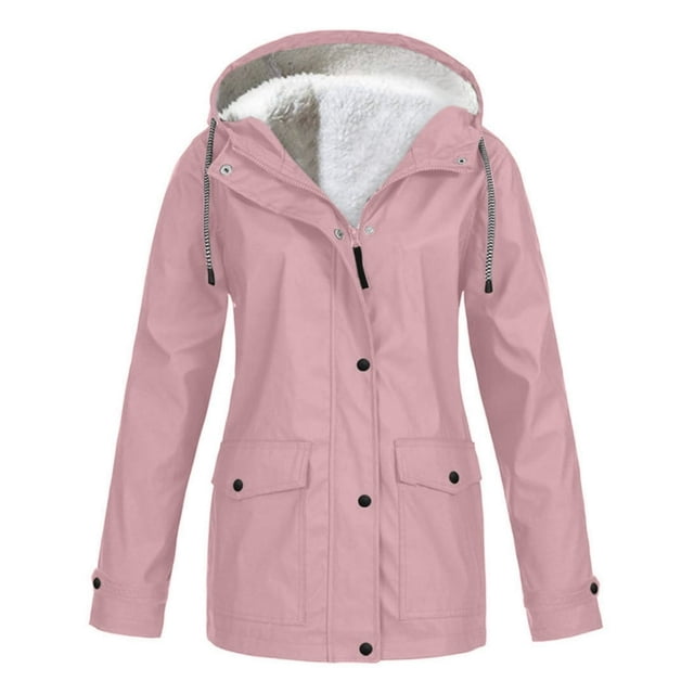 Spring Military Full-Zip Removable Hooded Cotton Mid-Long Parka Jacket Coat for Women