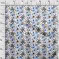 thumbnail image 3 of oneOone Cotton Jersey Blue Fabric Sea Life Pattern Craft Projects Decor Fabric Printed By The Yard 58 Inch Wide, 3 of 5