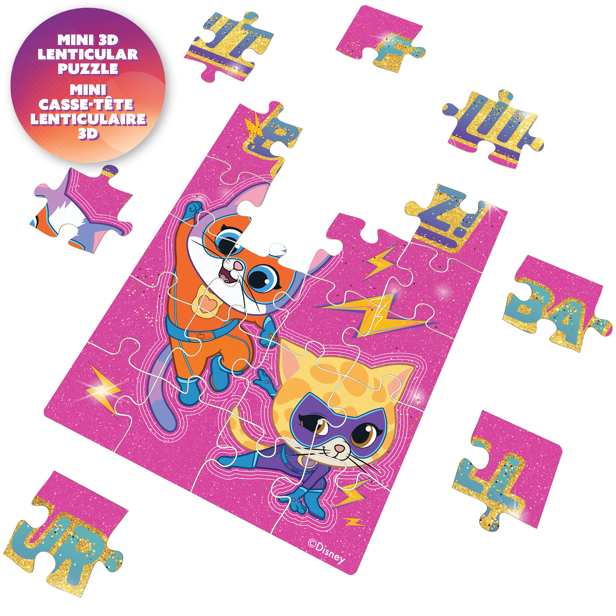 Super Kitties 24 pc Mini Blind Bag Puzzles