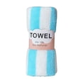 thumbnail image 2 of Absorbent Velvet Face Wash Towel for Children Household Use, Soft Striped Design with High Water Absorption, Machine Washable for Bathroom Gym and Travel, 2 of 8