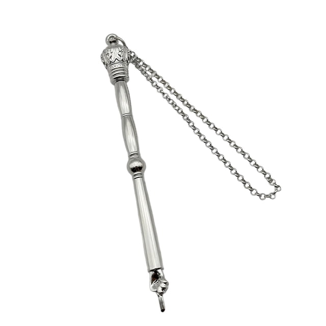 veasfak Bible Pointer Connected Chain Decorated Bible Reading Tool for Torah Reading Crown Head