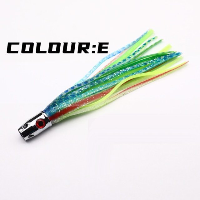 16.5cm 7in 55g Trolling Octopus Sea Subbait 3D Tuna Luya Fishing Lure Bait Large