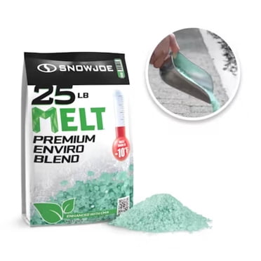 Snow Joe MELT 25 Lb. Resealable Bag Premium Enviro-Blend Ice Melter W/ CMA, Pet-friendly