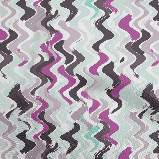 oneOone Polyester Spandex Dark Magenta Fabric Geometric Sewing Material Print Fabric By The Yard 56 Inch Wide-GD