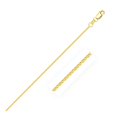 thumbnail image 1 of 14k Yellow Gold Diamond Cut Round Wheat Chain 1.1mm 16 in, 1 of 3