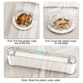 thumbnail image 4 of Tranfacy Home and Kitchen,Home Organization,Plastic Wrap Dispenser with Cutter Aluminum Foil Dispenser Refillable Wrap Dispenser Plastic Food Wrap Dispenser Cling Film Dispenser, 4 of 4