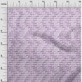 thumbnail image 3 of oneOone Viscose Chiffon Purple Fabric Writing Font Sewing Craft Projects Fabric Prints By Yard 42 Inch Wide, 3 of 4