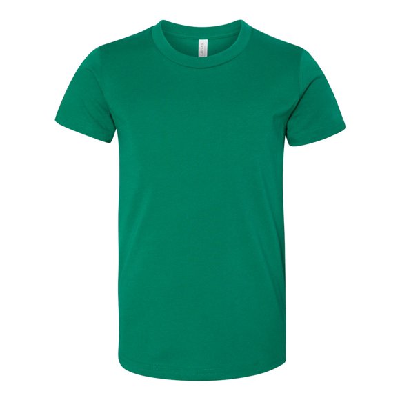 Bella Canvas Jersey Short-Sleeve Tee 3001Y, S, Kelly