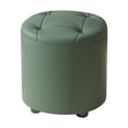 thumbnail image 1 of DOLITY Petit Tabouret Rond Repose-Pieds Ottoman Tabouret Stable pour Chambre de Bébé Entrée Chambre Vert, 1 of 9