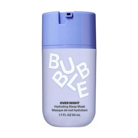 Bubble Skincare Over Night Hydrating Sleep Cream Mask, Leave-on Mask, All Skin Types, 1.7 fl oz / 50 ml, Bubble Overnight Hydrating Sleep Cream Mask