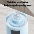 thumbnail image 4 of Portable electric blender juicer food processor, sleek modern design, purees smooth, kitchen home office, healthy eating meal prep, mini juice machine, stainless steel blades, durable, 4 of 5