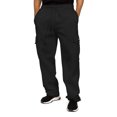 thumbnail image 4 of Kcodviy Men's Rope Loosening Waist Poplin Pants Solid Color Pocket Trousers Pole Sweat Pants Loose Sports Trousers, 4 of 7