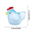thumbnail image 3 of Mini Poule en Résine Lumineuse en Pot pour Mini Jardin Conte Aquarium Fête Décoration de Maison, 3 of 6