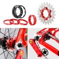 thumbnail image 1 of Lightweight Bike 21T Single Set, Sprocket Freewheel Hub Mountain Bikes Parts - Red, 1 of 10