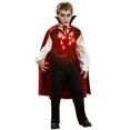 thumbnail image 1 of Dark Vampire Light Up Chest Boy's Costume, 1 of 1