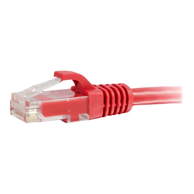 C2G 3ft Cat6a Snagless Unshielded (UTP) Network Patch Ethernet Cable - Red - Patch cable - RJ-45 (M) to RJ-45 (M) - 3 ft - UTP - CAT 6a - molded, snagless, stranded - red