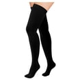 thumbnail image 1 of Bas de Compression Cuisse 20-30 mmHg, Chaussettes à Bout Fermé pour Femmes et Hommes, 1 of 10