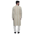 thumbnail image 3 of Atasi Button Down Asymmetric Printed Long Sleeve Rayon Kurta Pyjama Set, 3 of 4