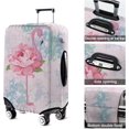 thumbnail image 4 of Travel Luggage Cover Suitcase Protector Fits 18-32 Inch Luggage Wheel Covers Patterned Travel Related Items Flower Luggage Protector Elastic Luggage Anti-scratch Suitcase Cover M, 4 of 5