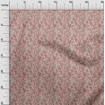 thumbnail image 3 of oneOone Velvet Red Fabric Floral Sewing Material Print Fabric By The Yard 58 Inch Wide, 3 of 4