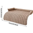 thumbnail image 3 of Washable Pet Bed Sofa Protector Mat with Soft Warm Cushion for Dogs and Cats Indoor Comfort, 3 of 6
