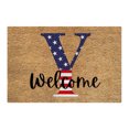 thumbnail image 2 of TopLLC Bathroom Rugs 4th Of July Door Mat Patriotic Doormat Entryway Rug Welcome Independence Day Doormat Stain And Fad Patriotic Decor Welcome Outdoor Mat A map, 2 of 2