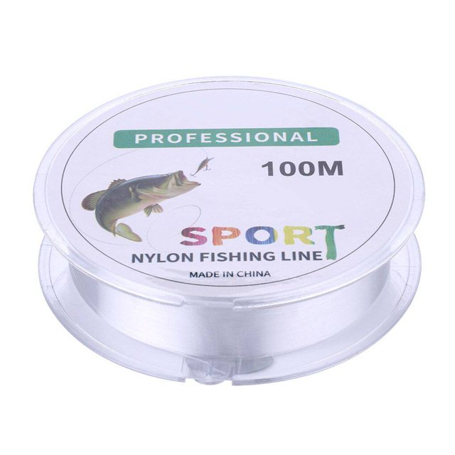 100m Bass Carp Fishing Line Line DIY Fishing Rod Wear Resisting Nylon Fishing Cable DIY Fishing Rod Thread Monofilament Fish Cord